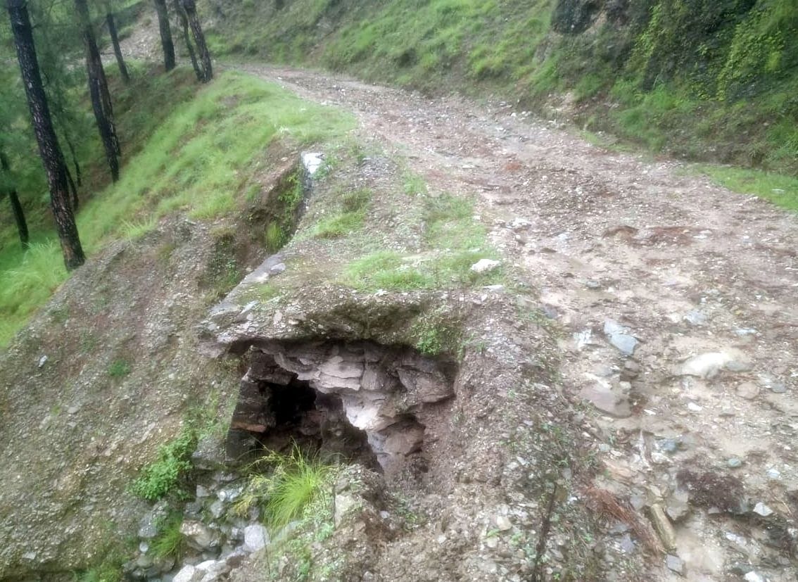 Bad Road in Ranikhet