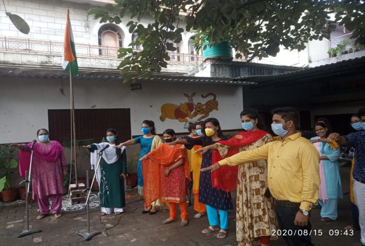 Independence day 2020 celebration in Agra