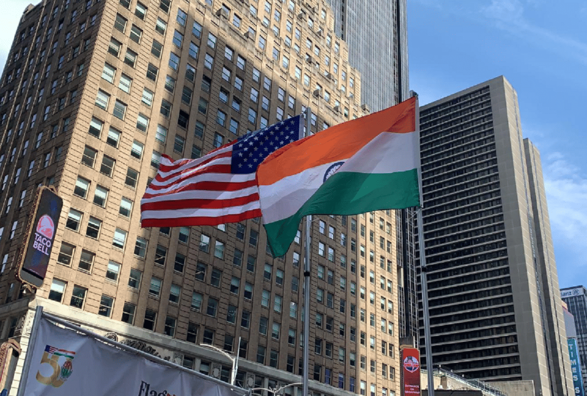 Independence Day: First time tricolor hoisted at New York's historic Times Square, celebrating worldwide