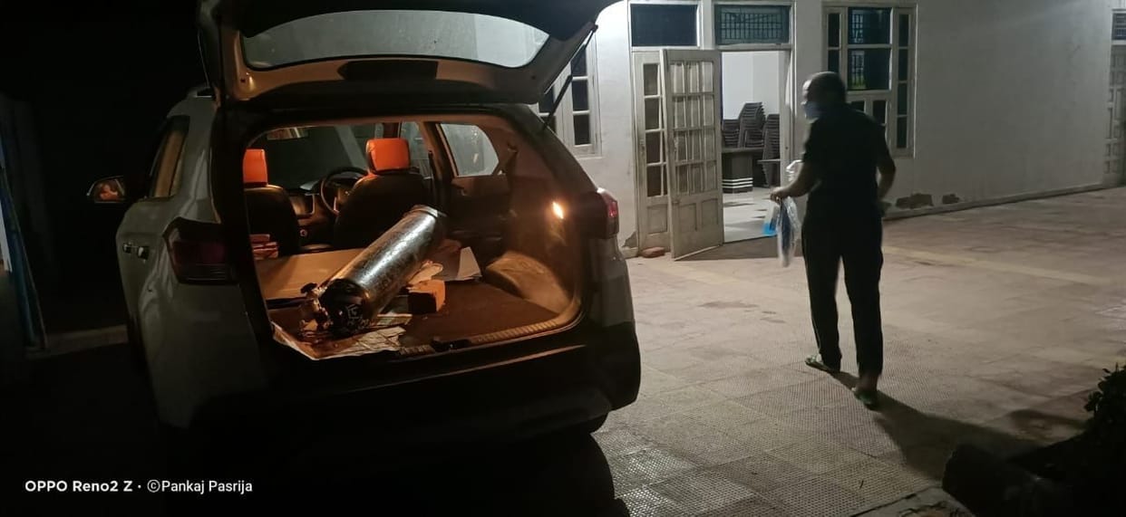 lions club member patient's help in night