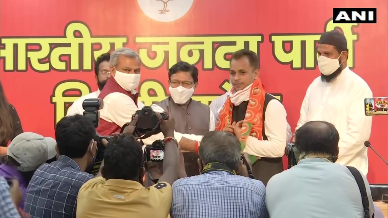 Delhi Shaheen Bagh social activist Shahzad Ali joins BJP says We will sit together with them over CAA concerns