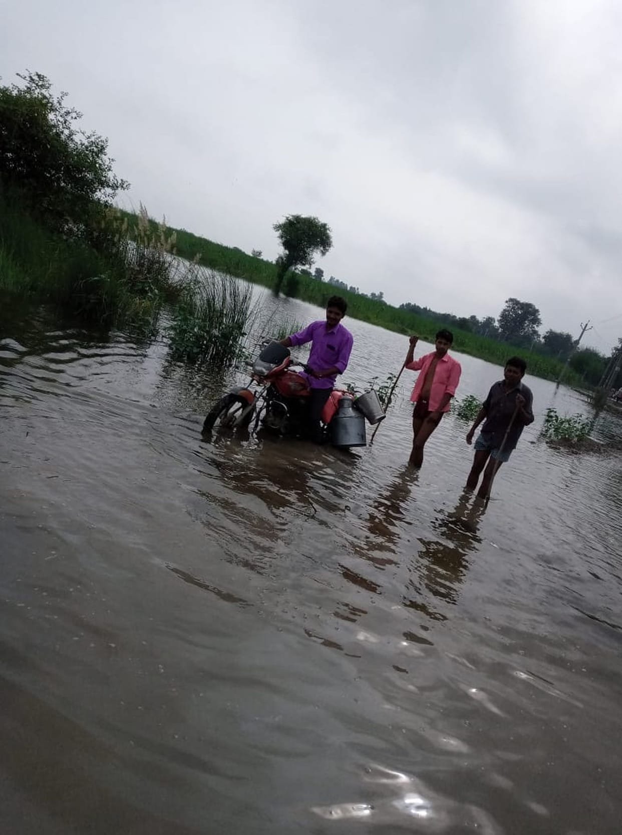 Ganges crossed the warning point, 50 villages affected