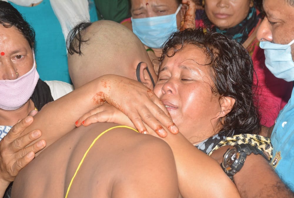 India China Dispute: Uttarakhand Soldiers Bishan singh Martyrs, Family Crying on Funeral