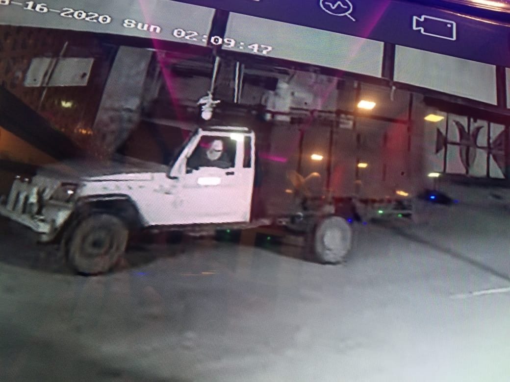 Four criminals uprooted ATM
