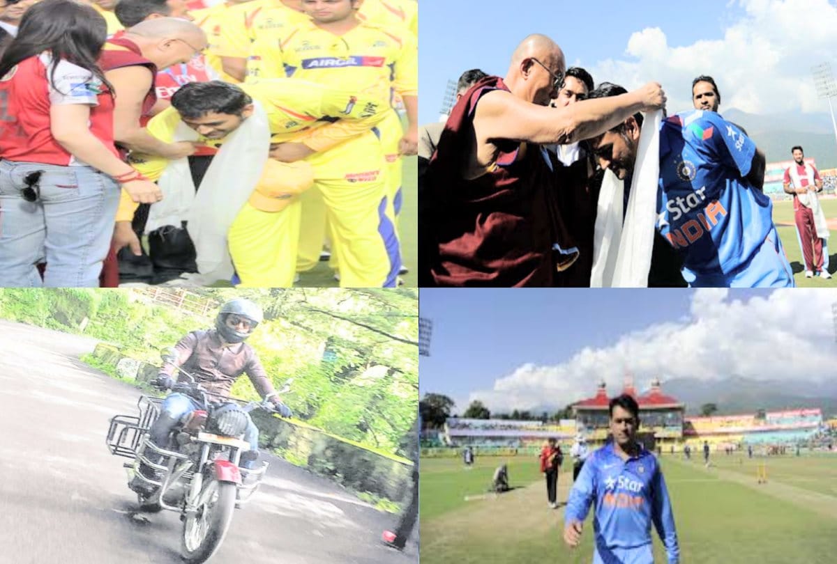 Dhoni and Raina have a deep attachment to the Tibetan religious leader Dalai Lama, both loved the Dharamshala grounds.