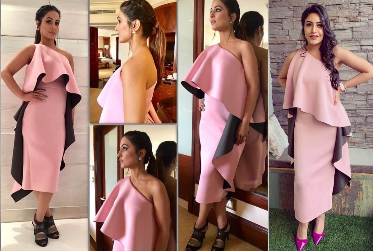 hina khan and surbhi chandna copied dress each other