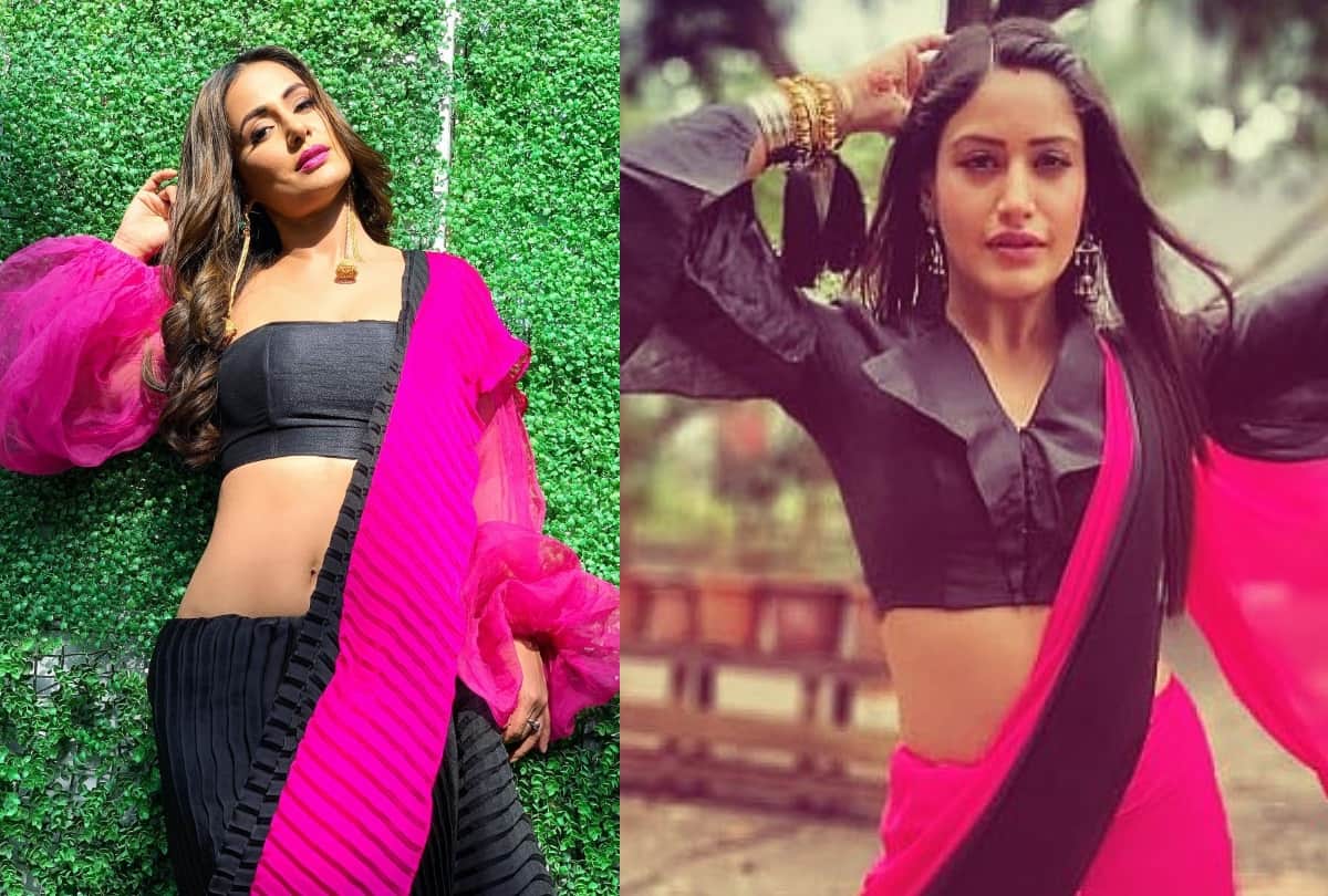 hina khan and surbhi chandna copied dress each other