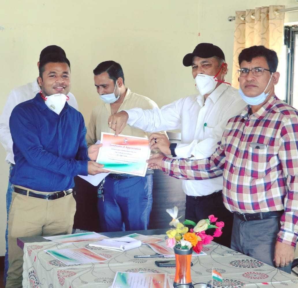 Many officers including Dr. Ajay Kumar were honored
