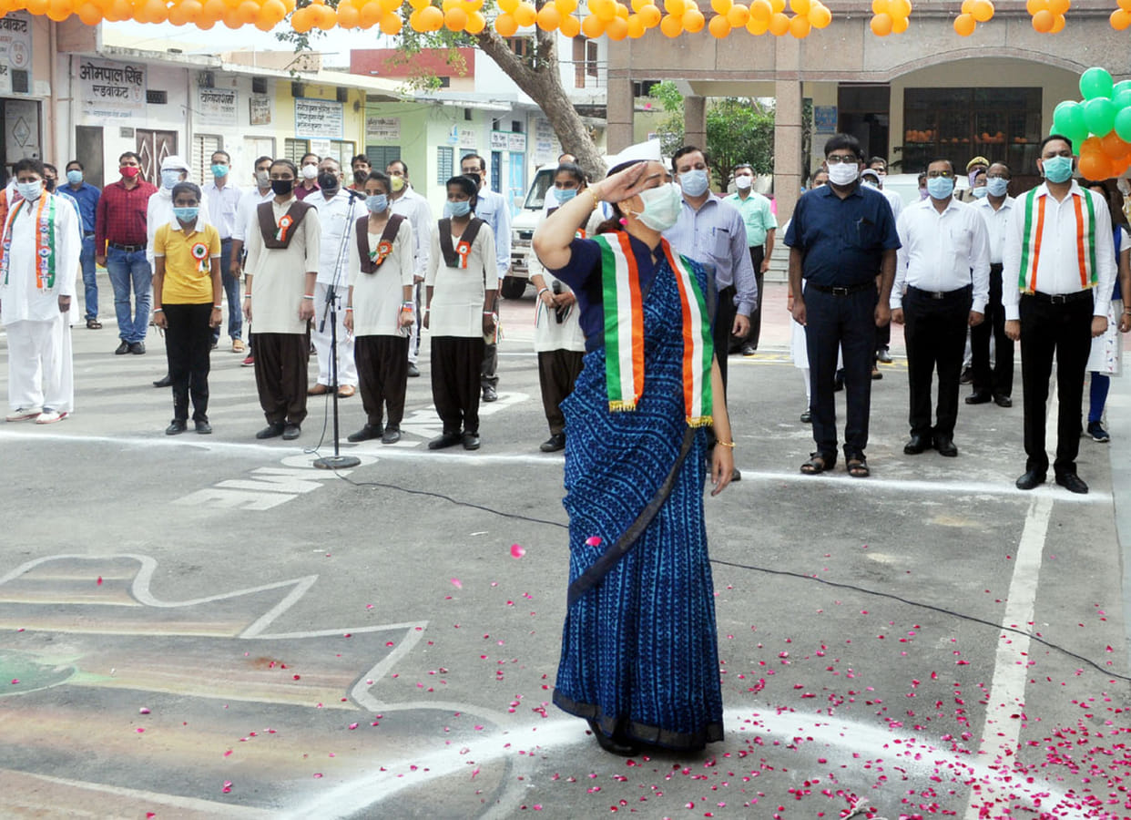 74th Independence Day celebrated with great pomp in the district