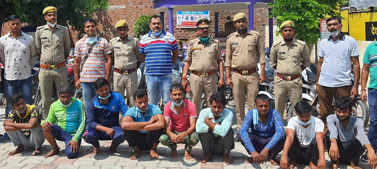 Nine thieves arrested, 25 bikes recovered