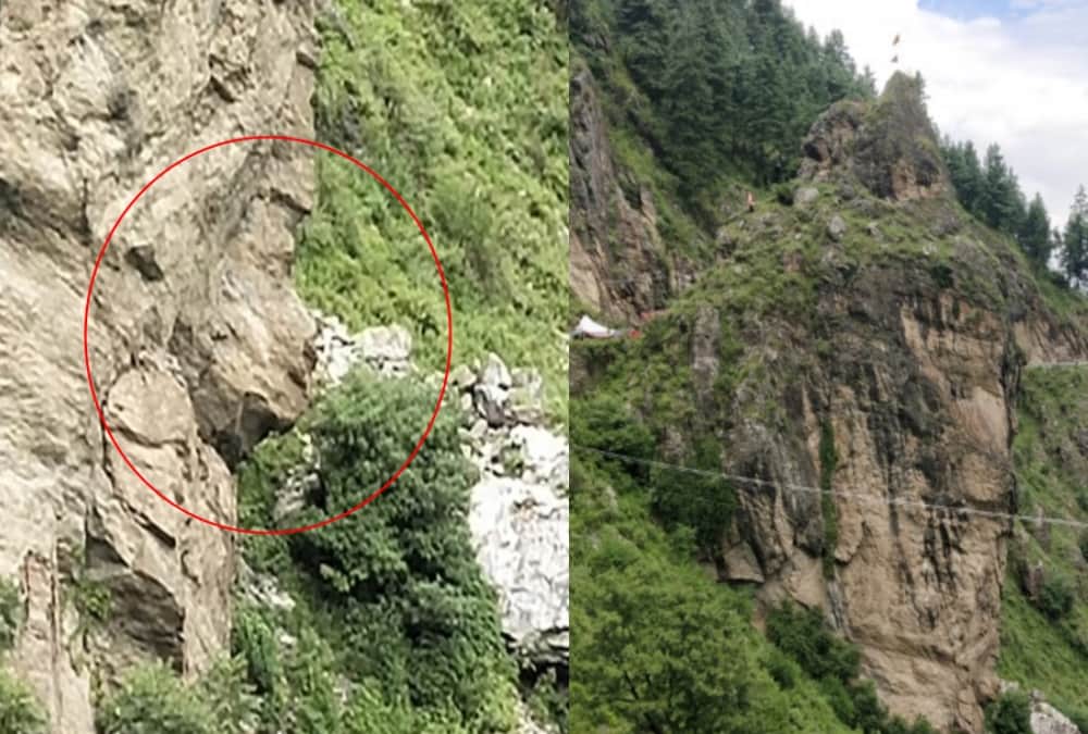 Miracle: Lord Hanuman Face seen on rock in Bhavishya Badri Uttarakhand Chamoli District