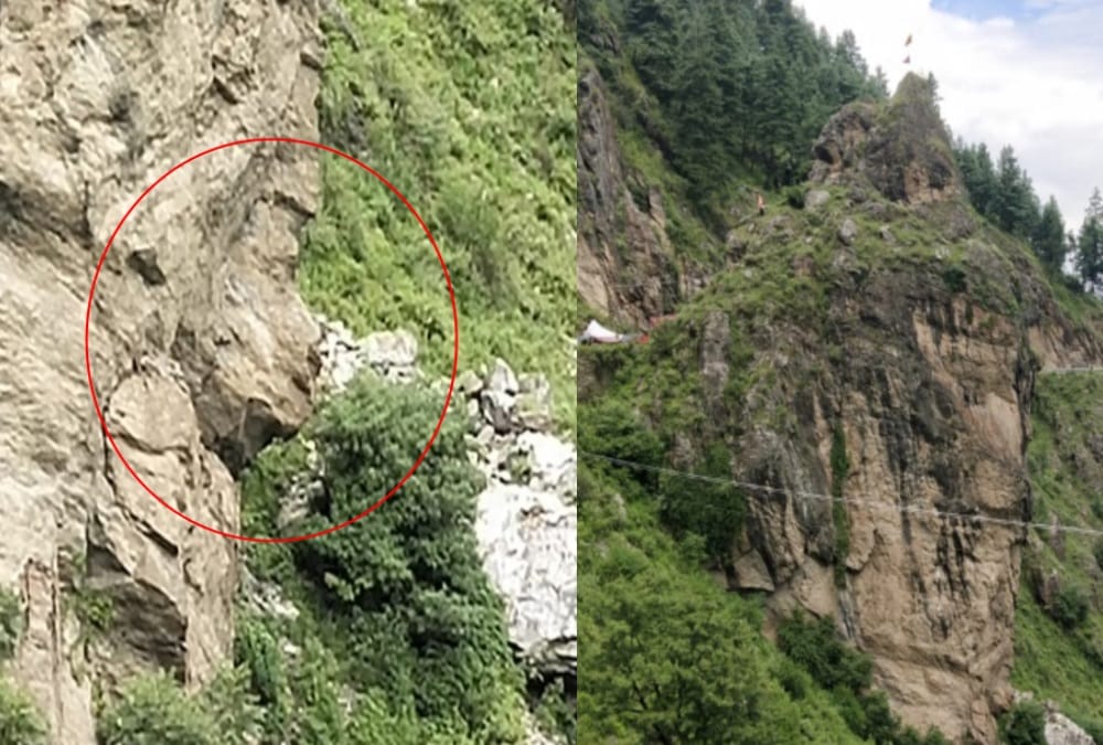 Miracle: Lord Hanuman Face seen on rock in Bhavishya Badri Uttarakhand Chamoli District