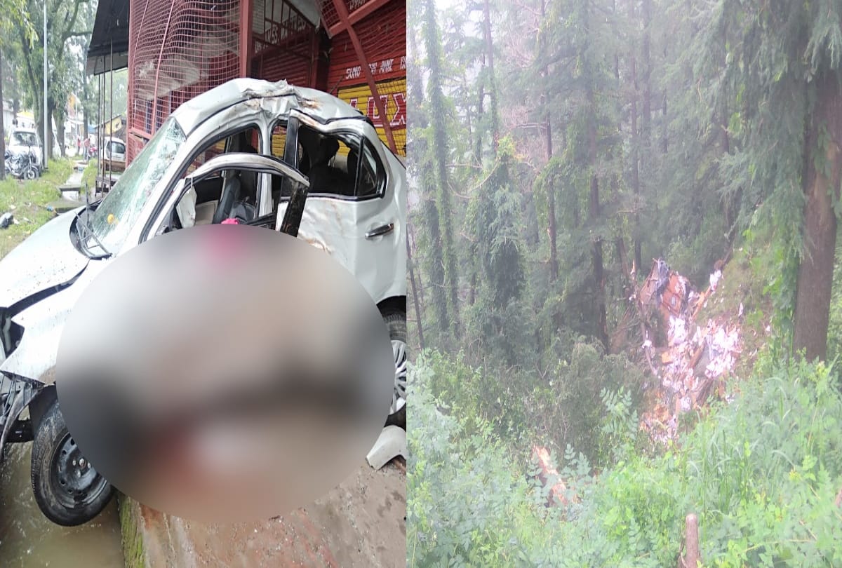 Three died in two road accidents, car collided with tree in Nagrota, apple-laden truck fell into a trench in Shimla