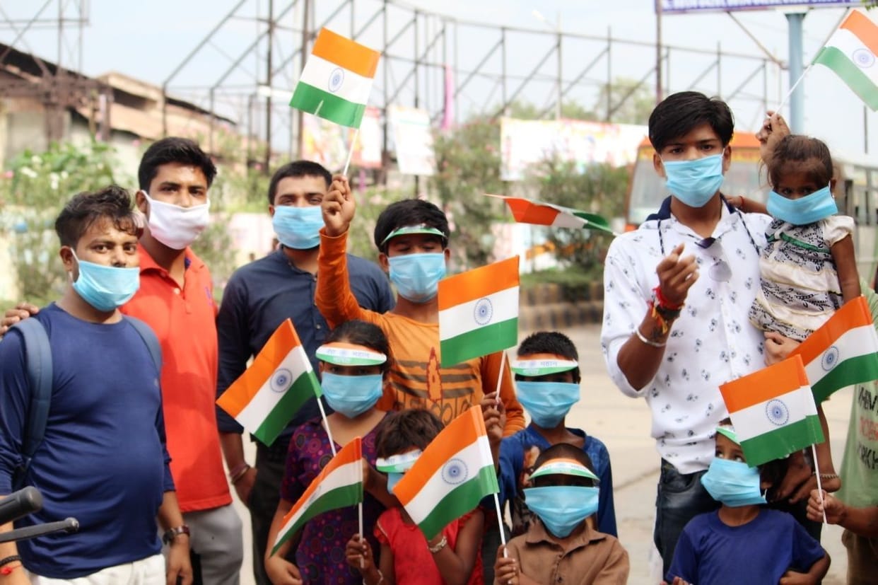 On Independence Day, the tricolor was waved with pride