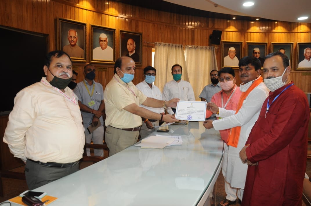 Jay Prakash nishad wins unopposed in Rajya Sabha bypoll from Uttar Pradesh.