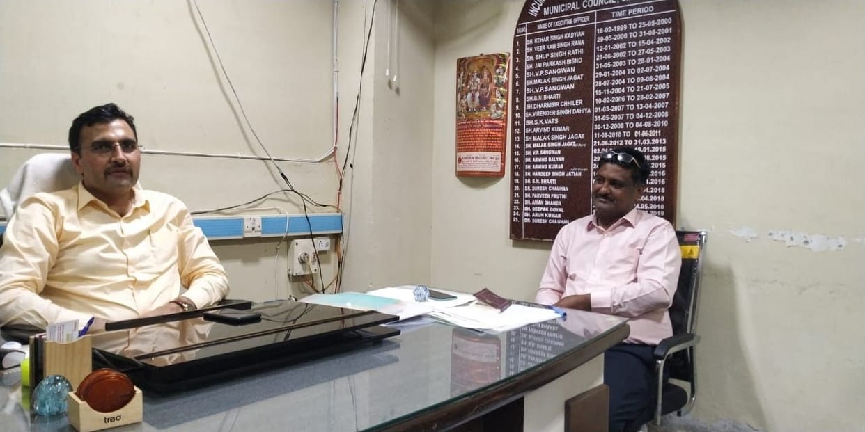 new municipal commissioner join, jind