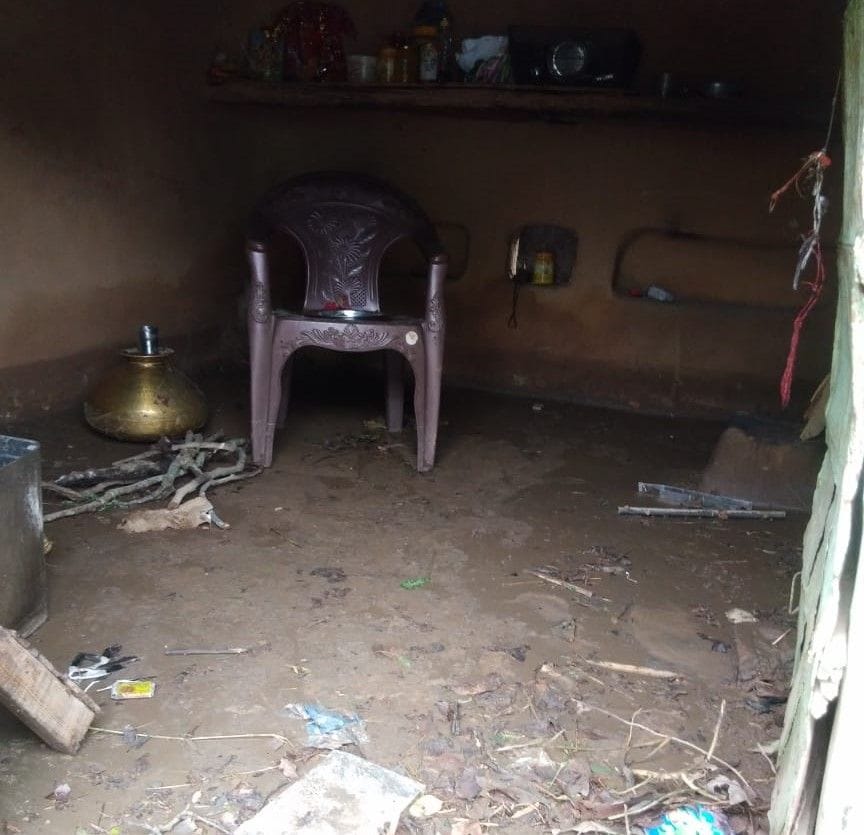 Rain water enters houses in Sabhawala