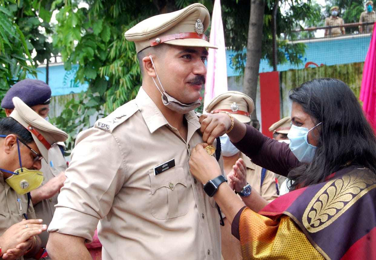 Muzaffarnagar SSP Abhishek Yadav Gold Medal
