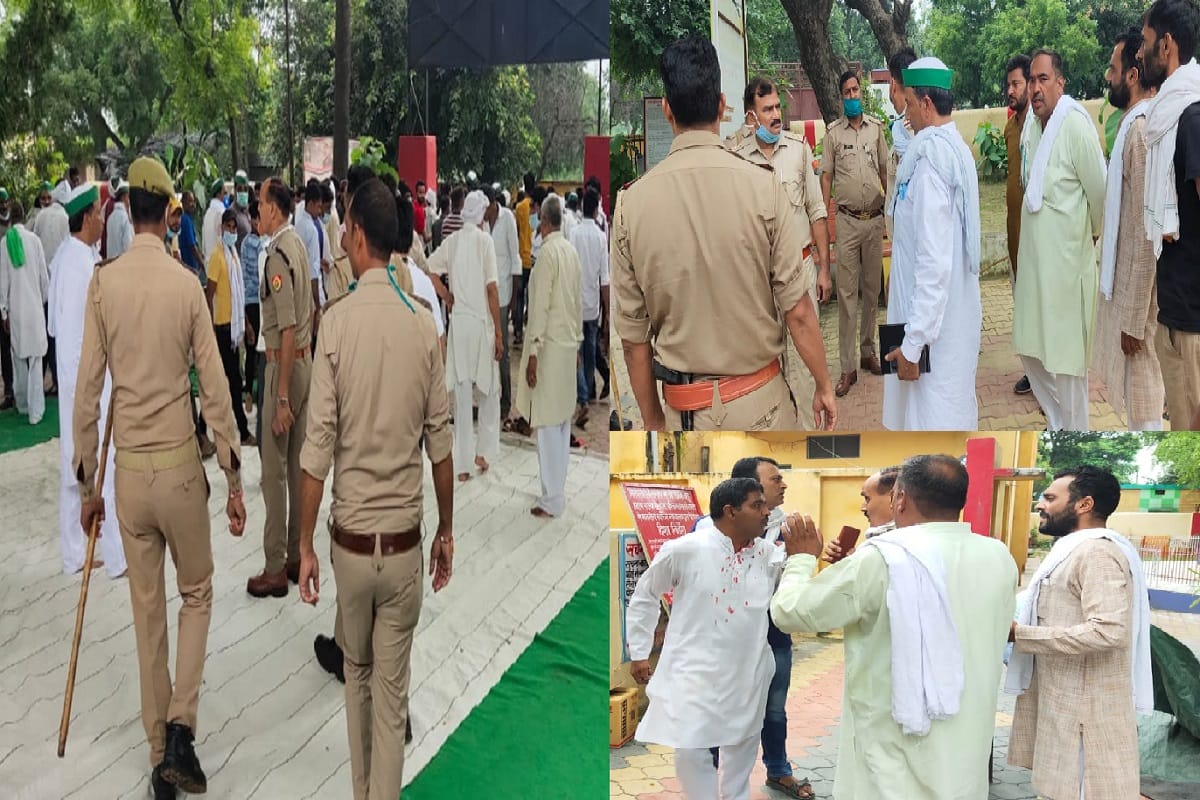 UP News: Protest with demand for sugarcane payment continues in western UP and there was a fight between BKU workers in Muzaffarnagar