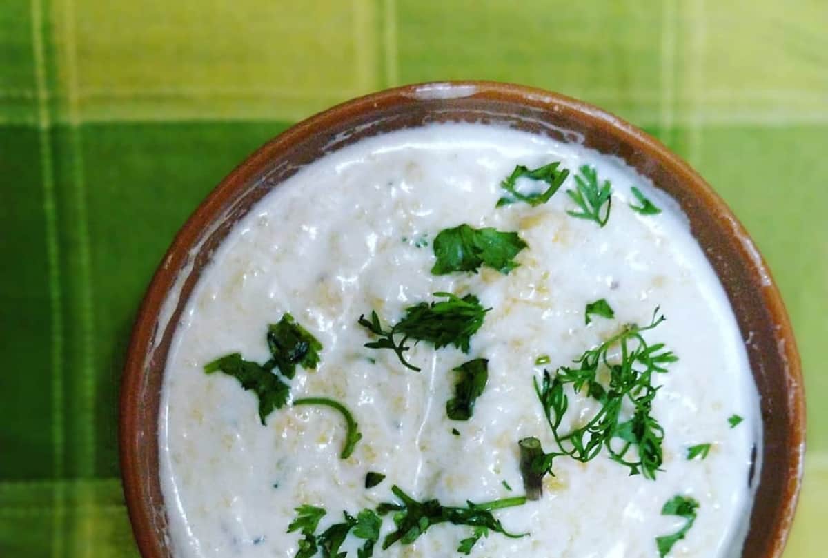 kaddu ka raita recipe how to make pumpkin raita at home