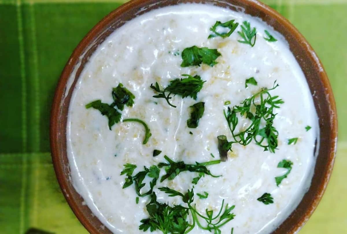 kaddu ka raita recipe how to make pumpkin raita at home