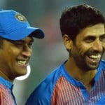 Ashish Nehra and MS Dhoni
