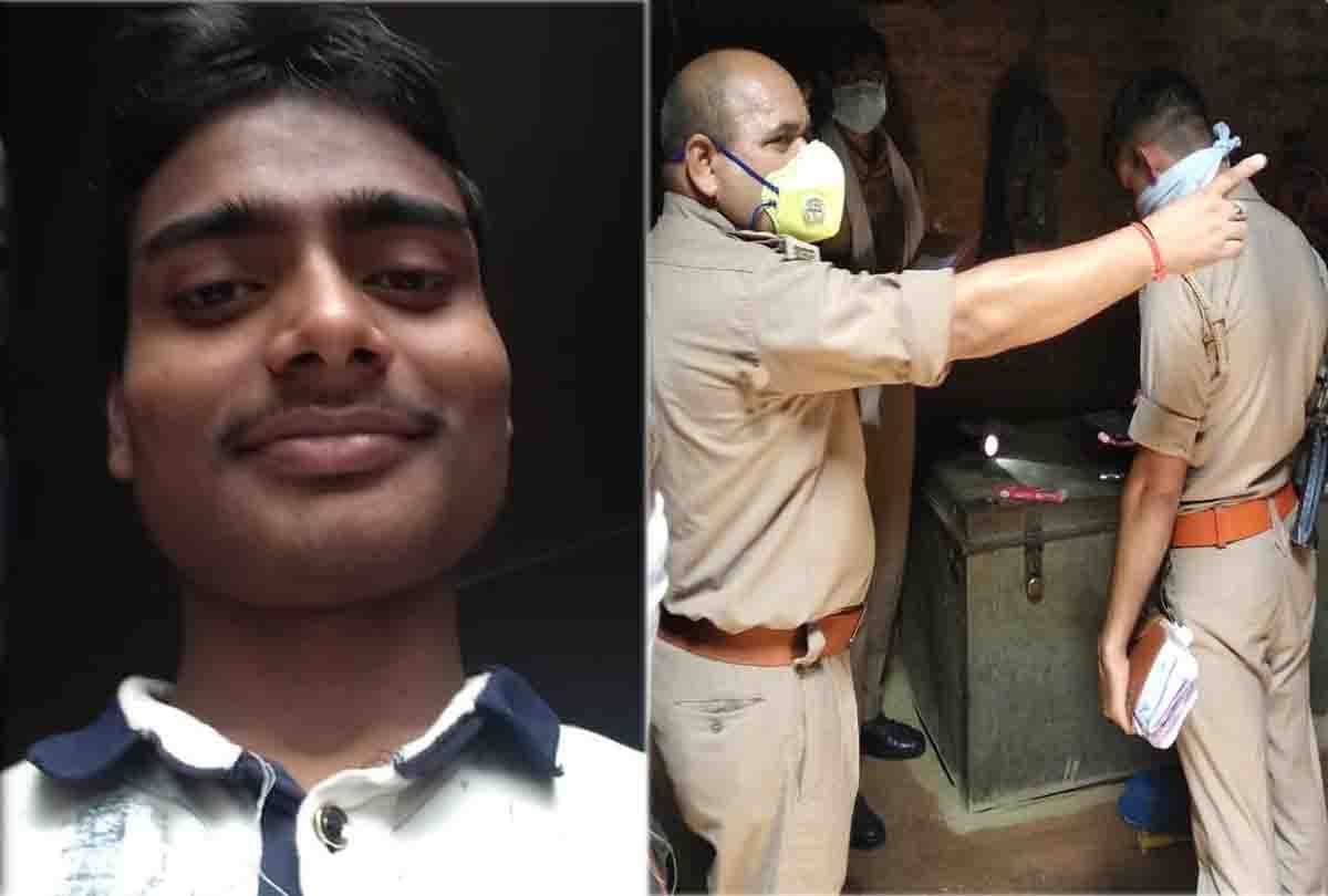 After strangulation, the body of the young man was hanged, the lover had arrived to meet his girlfriend