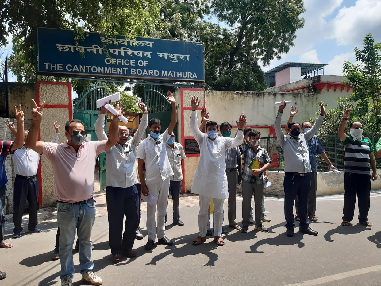 cantolment, aria, chhavni parishad, mathura, public problem