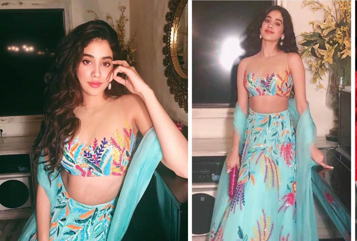 shweta tiwari daughter palak tiwari copied janhvi kapoor lehenga made by sabysachi