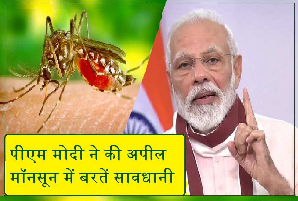 PM Narendra Modi appeal To Be Safe In Monsoon by vector born disease all you need to know about malaria dengue chikungunya in india