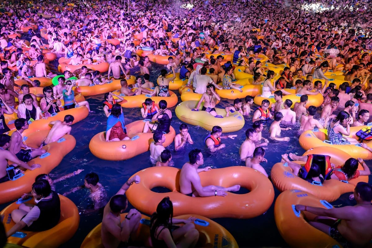 Parties are being organized in China without mask and social distancing amid Coronavirus Pandemic