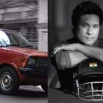 Sachin Tendulkar Maruti 800 car