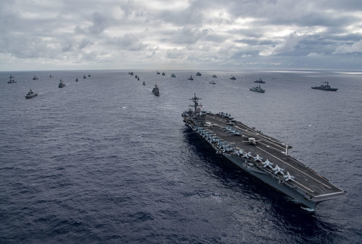 America started rim of the pacific exercise from 17 august to 31 august China and Taiwan are not invited