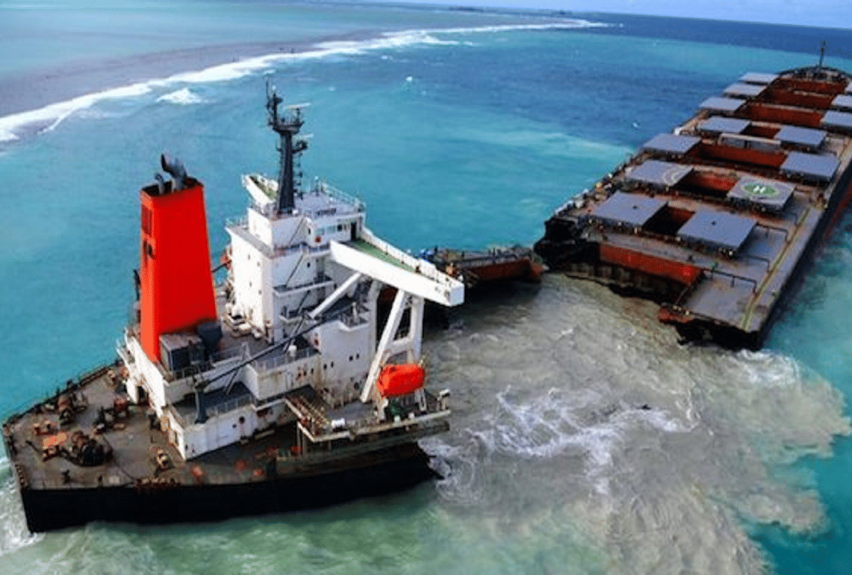Indian captain of Japanese ship MV Wakashio in Mauritius booked, detained