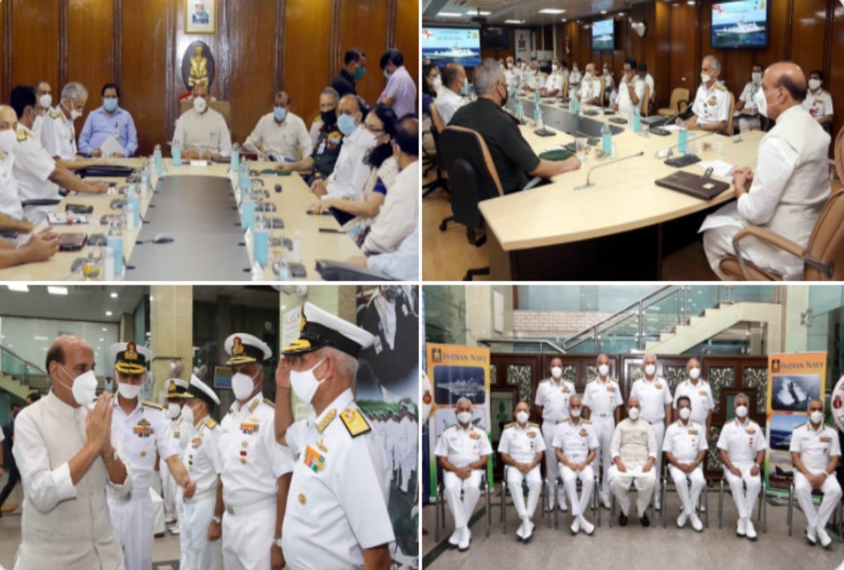 Navy three day Naval Commanders Conference Defence Minister Rajnath Singh address the opening session