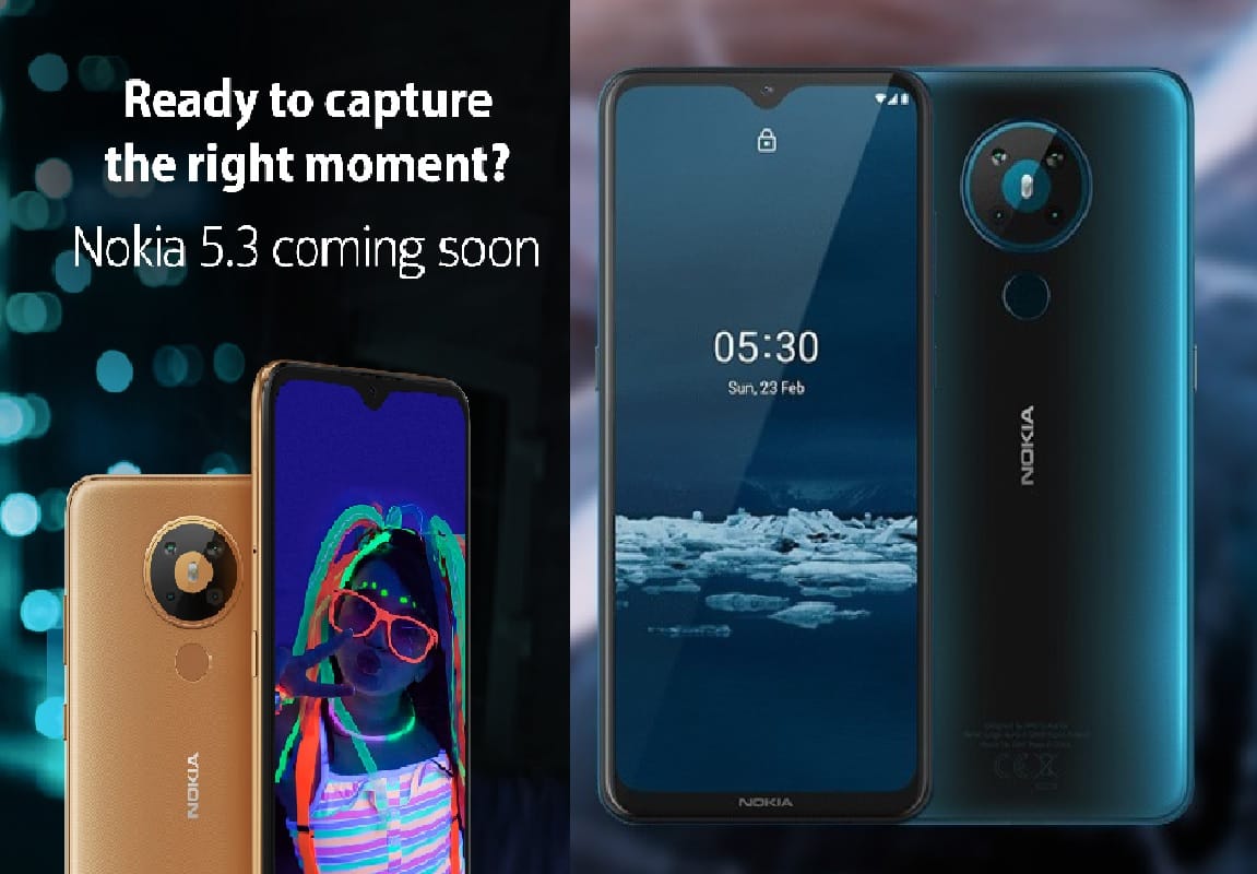 HMD Global Nokia 5.3 Launching in India Soon, Know the Nokia 5.3 key features and specifications