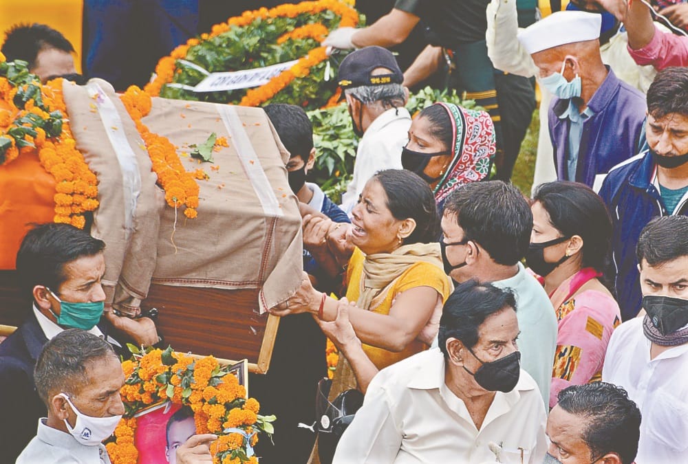 Uttarakhand Martyr Soldier Rajendra Singh negi Funeral Wife Emotional Talk