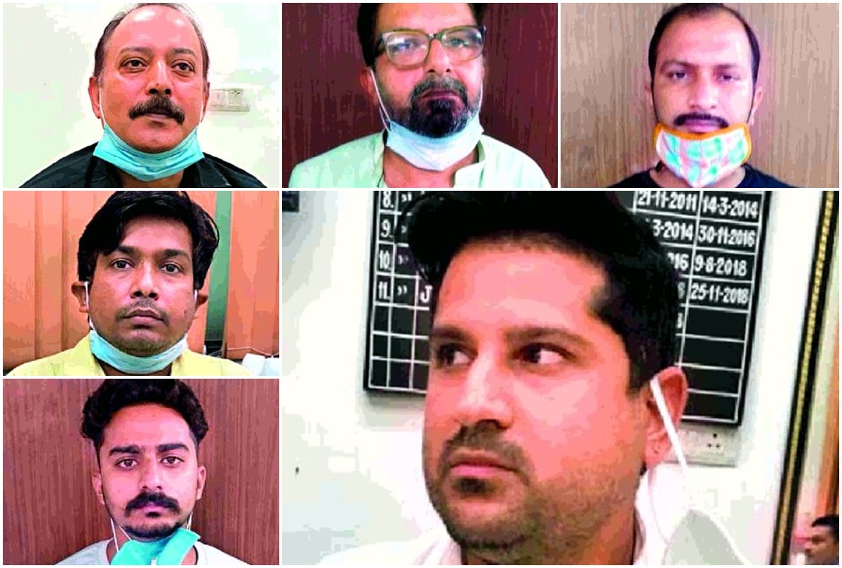 Six accuse arrested for cheating 40 crores rupees from 350 people