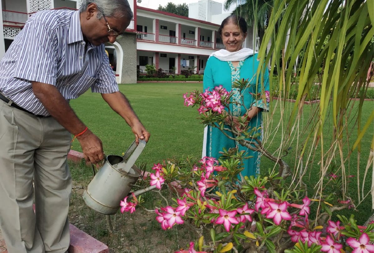 special story Dr. Vimal Kumar Modi made beautiful garden on six acres in Arogya Mandir at gorakhpur