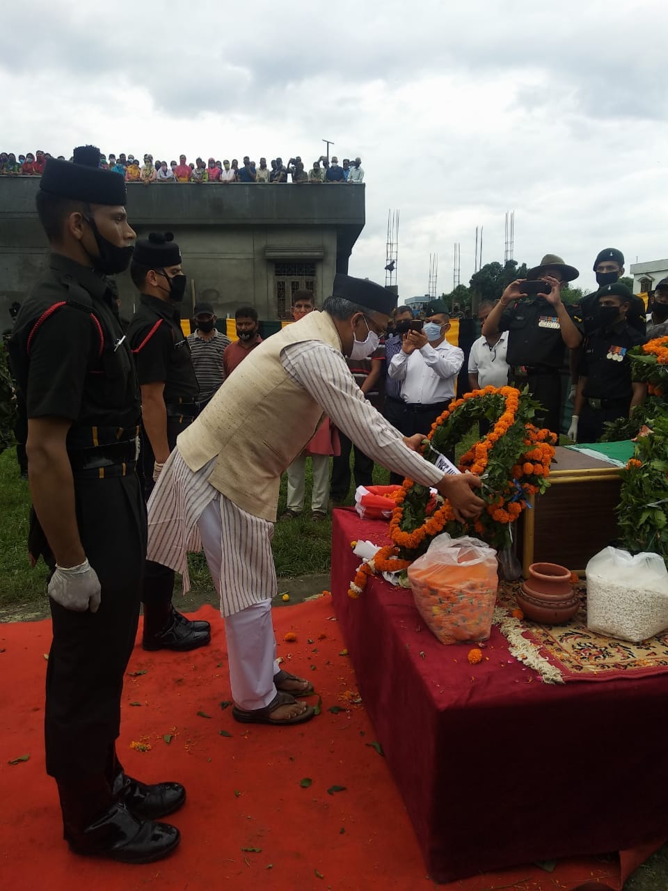 Uttarakhand news : Martyr Soldier Rajendra Singh negi cremation Today in Dehradun in haridwar