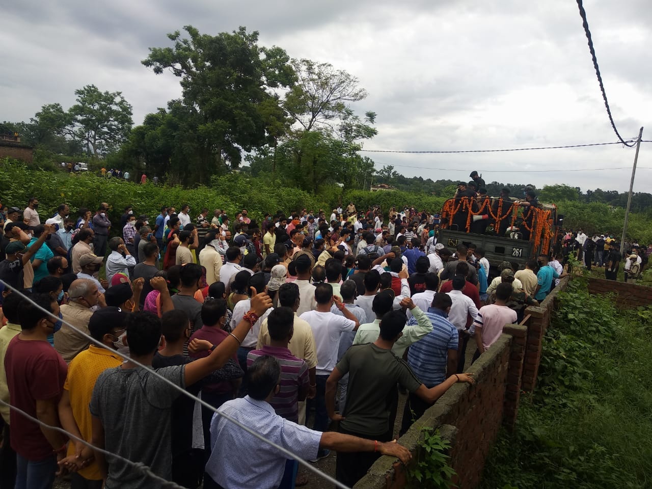 Uttarakhand Martyr Soldier Rajendra Singh negi Funeral Wife Emotional Talk