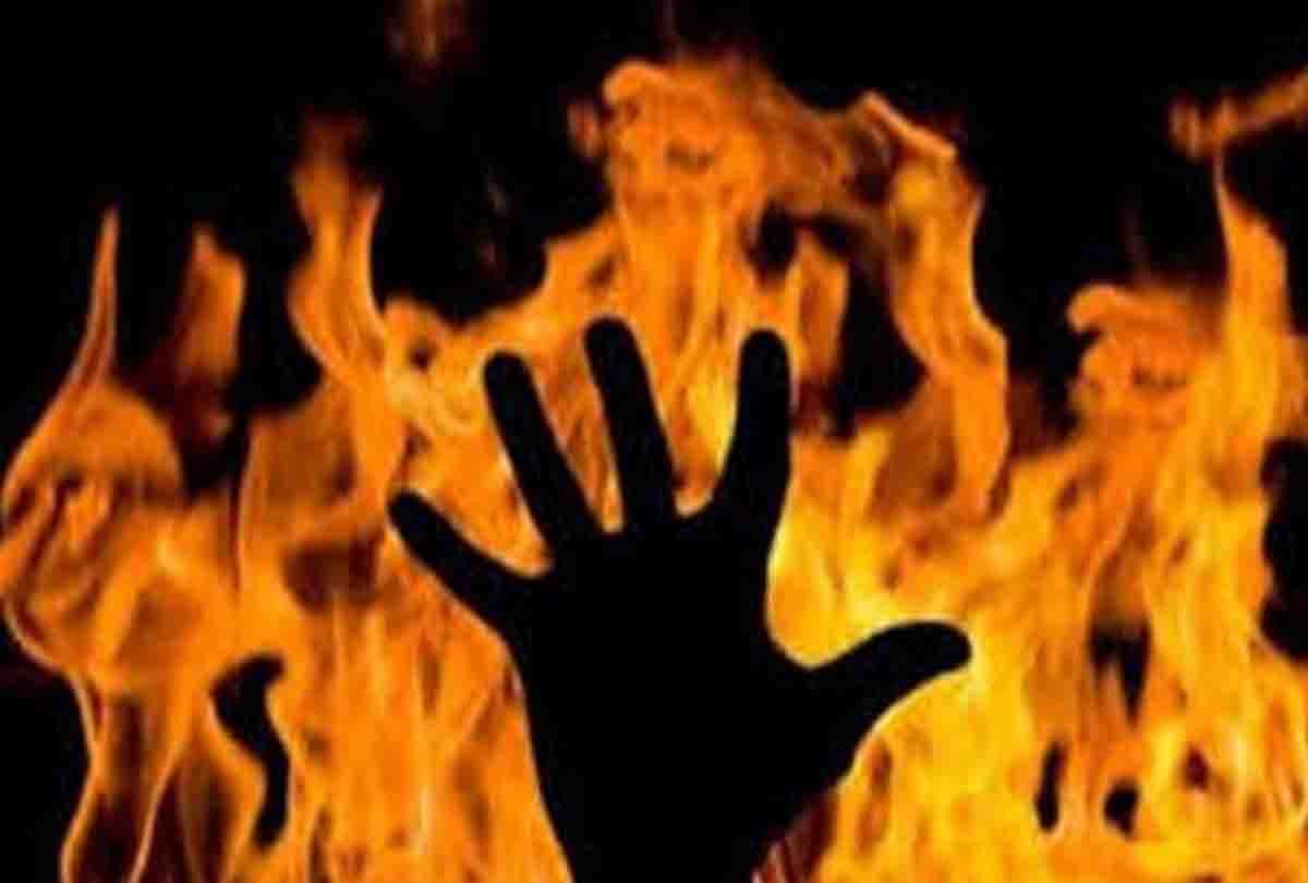 Burnt young man alive in kannauj