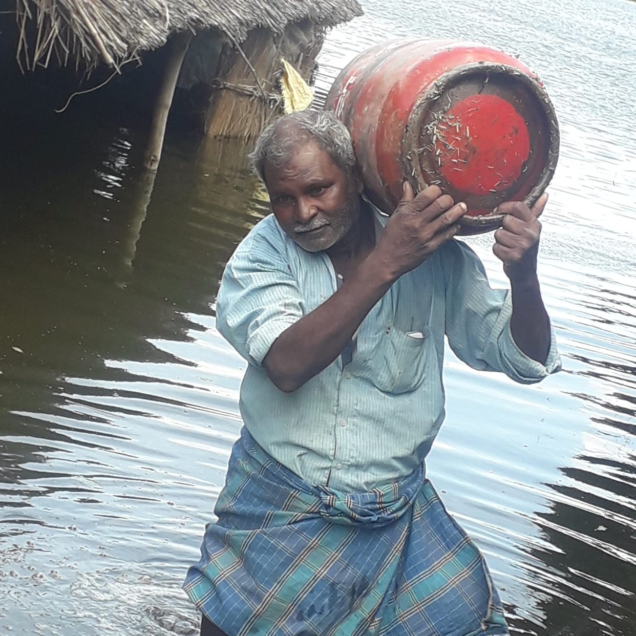 The connectivity routes of many villages are still submerged in water