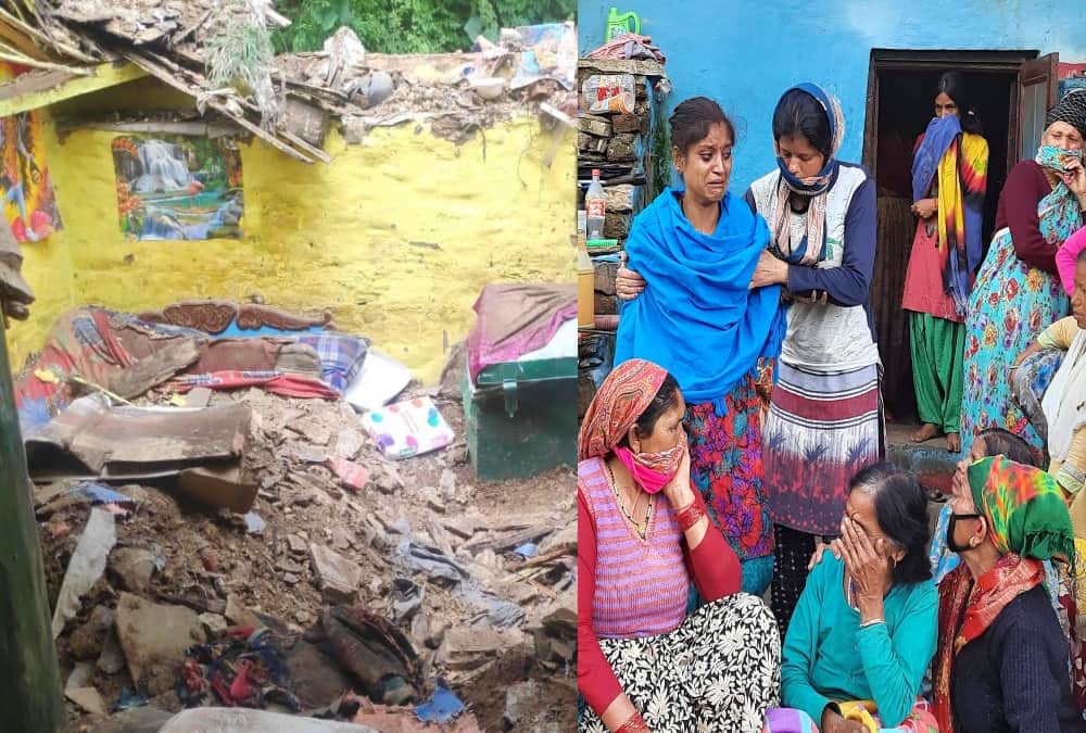Uttarakhand Latest News Update: Father and Two children Died dirtung House collapse in pithoragarh