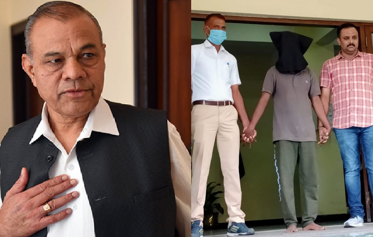 BJP Leader Gordhan Zadafia and arrested Sharp Shooter