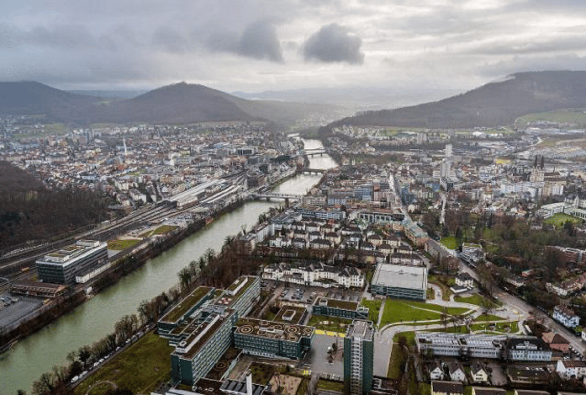 Switzerland chocolate rain in Olten Town after ventilation defect at factory