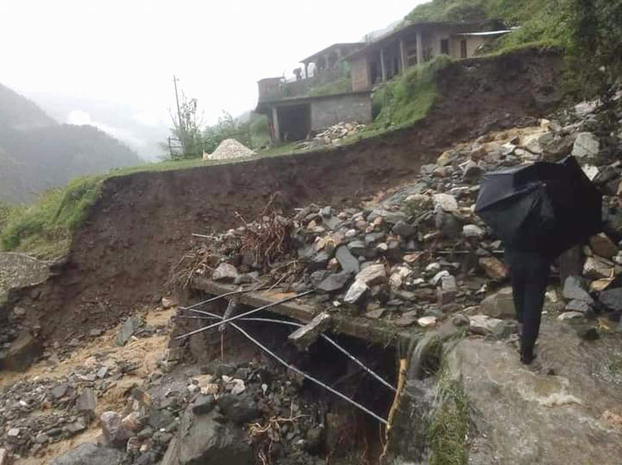 Five hours of rain disrupted life in the district