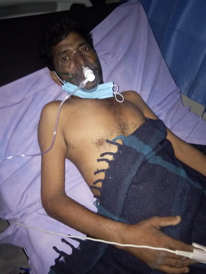 Hathras: Attacked in Ghatampur, bull injured by farmer