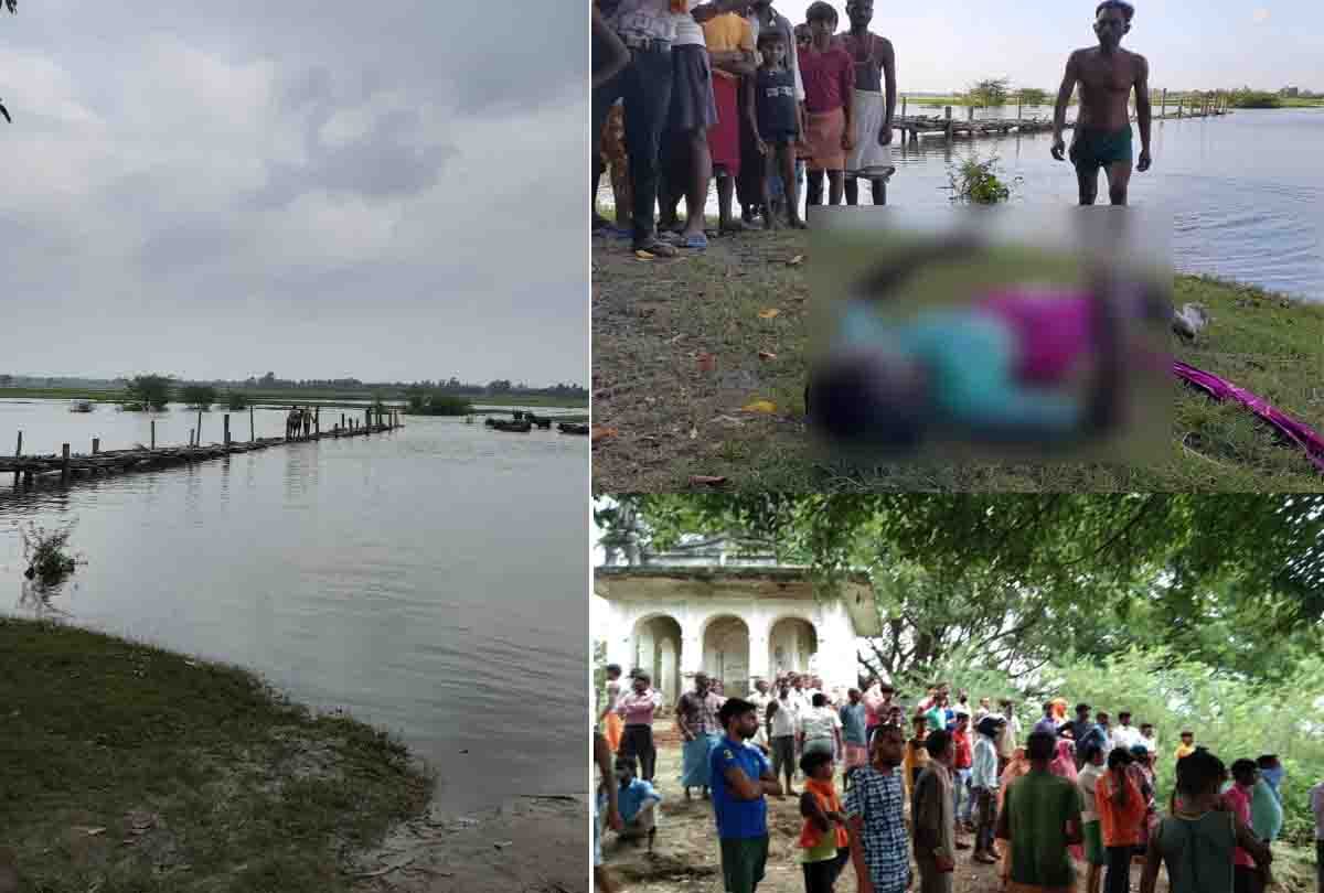 UP: Woman slipped in river after slipping foot on jugaad bridge, died