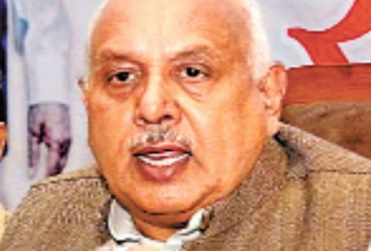 press conference of agriculture minister surya pratap shahi